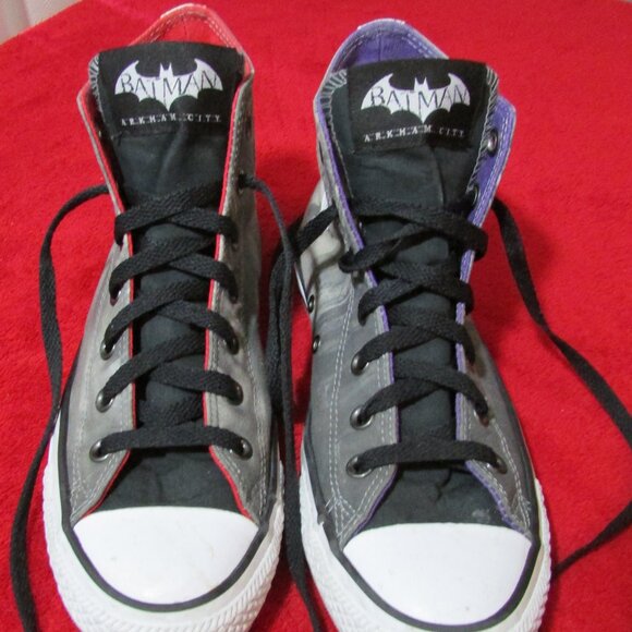 Converse Harley Quinn Joker Mad Love Chuck Taylor All Star Sneakers High Top - Picture 5 of 12
